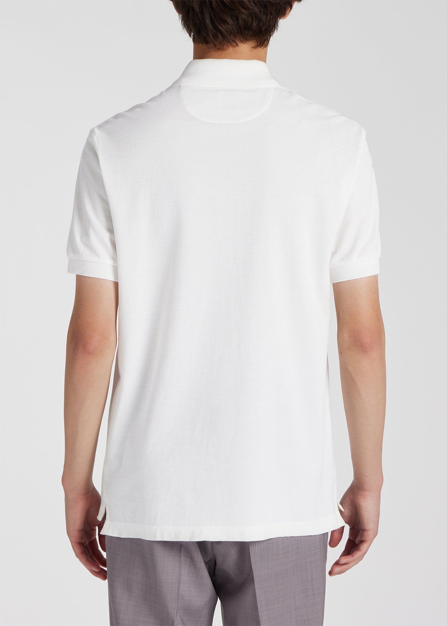 ’Signature Stripe Bar’ 半袖ポロシャツ Signature Stripe Bar