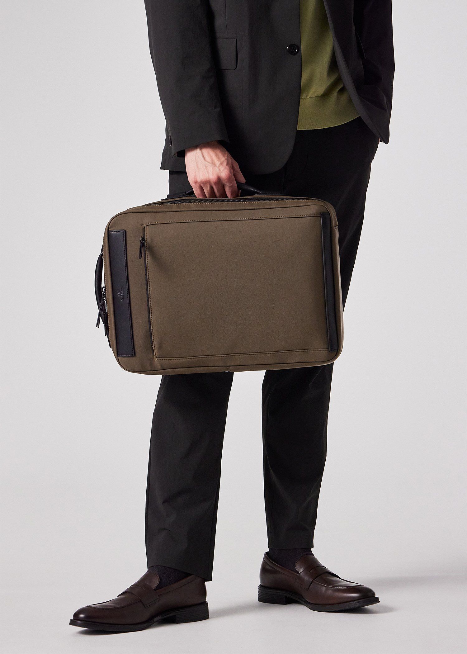 PS Paul Smith ビジネス ナイロン リュック（ベージュ
