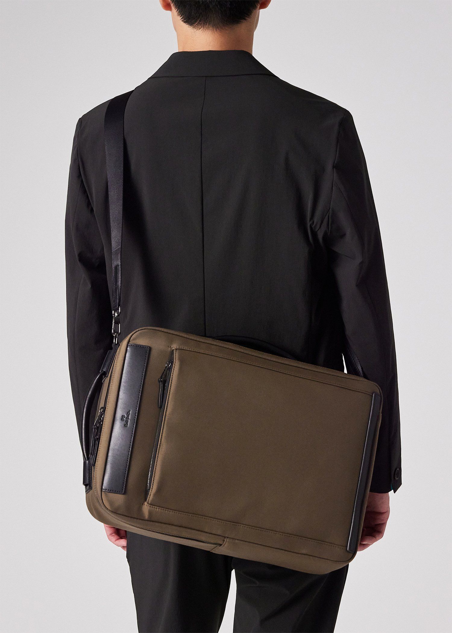PS Paul Smith ビジネス ナイロン リュック（ベージュ