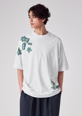 "Drawing Floral" Tシャツ