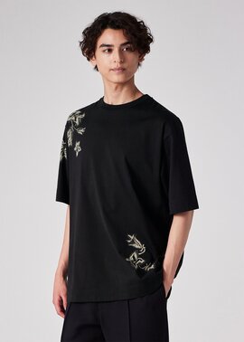 "Drawing Floral" Tシャツ