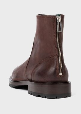 Paul Smith ダークブラウン レザー モカシン 2408008400BARI____390_06_mediu