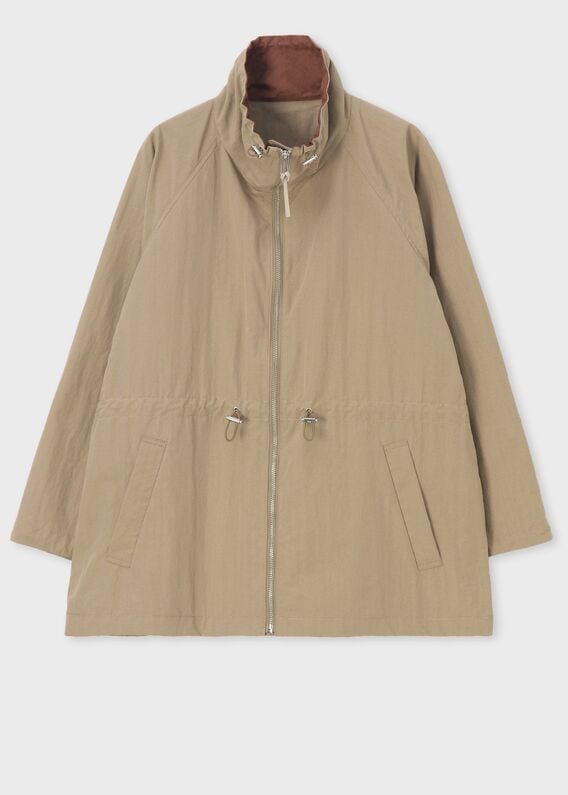 【美品】PS Paul Smith 切替ダウンコート バイカラー L Paul Smith JEANS】ダウンジャケット リブ切替 フード 黒 M