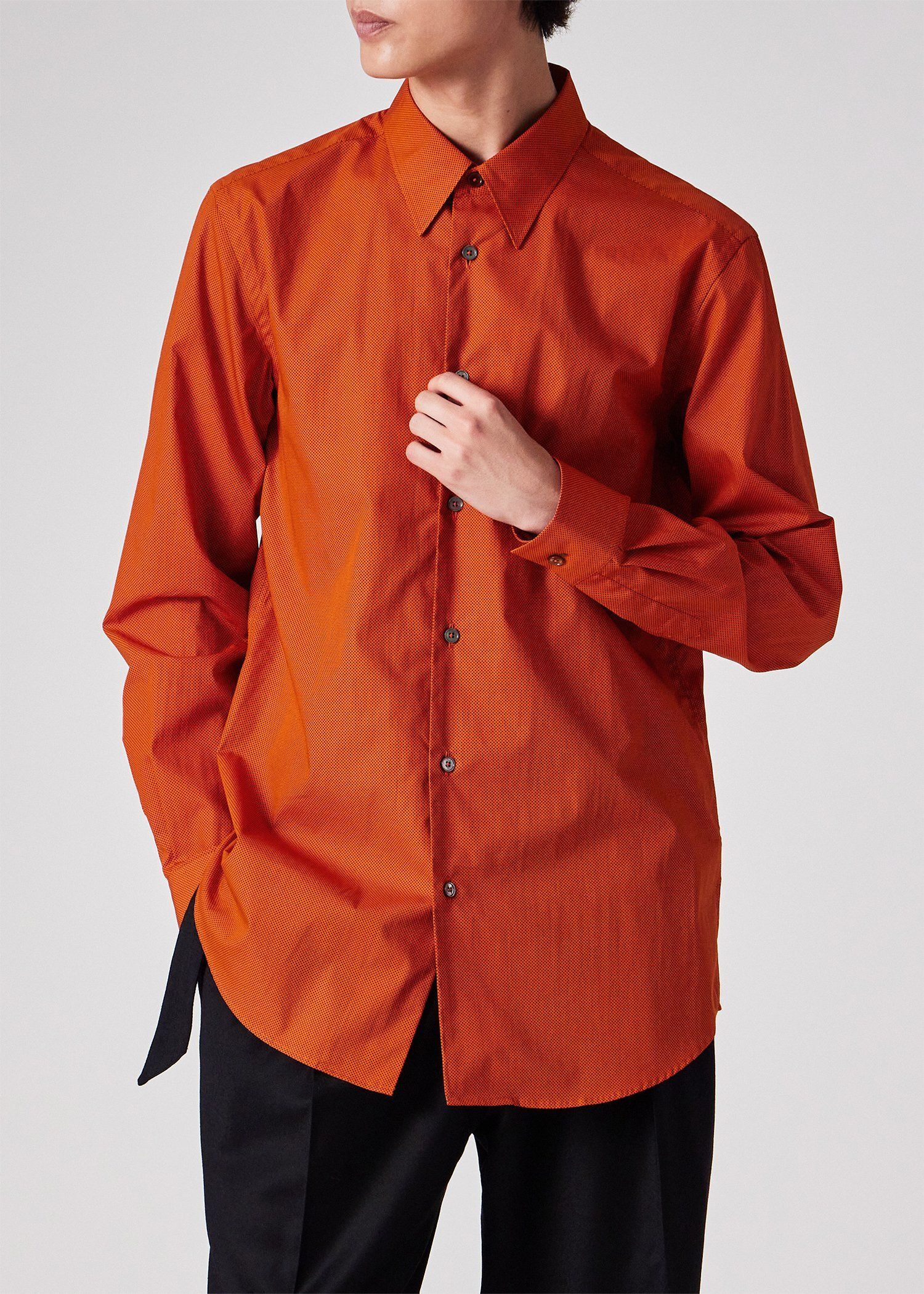 クラシックピンドット シャツ（レッド） ｜ポール・スミス