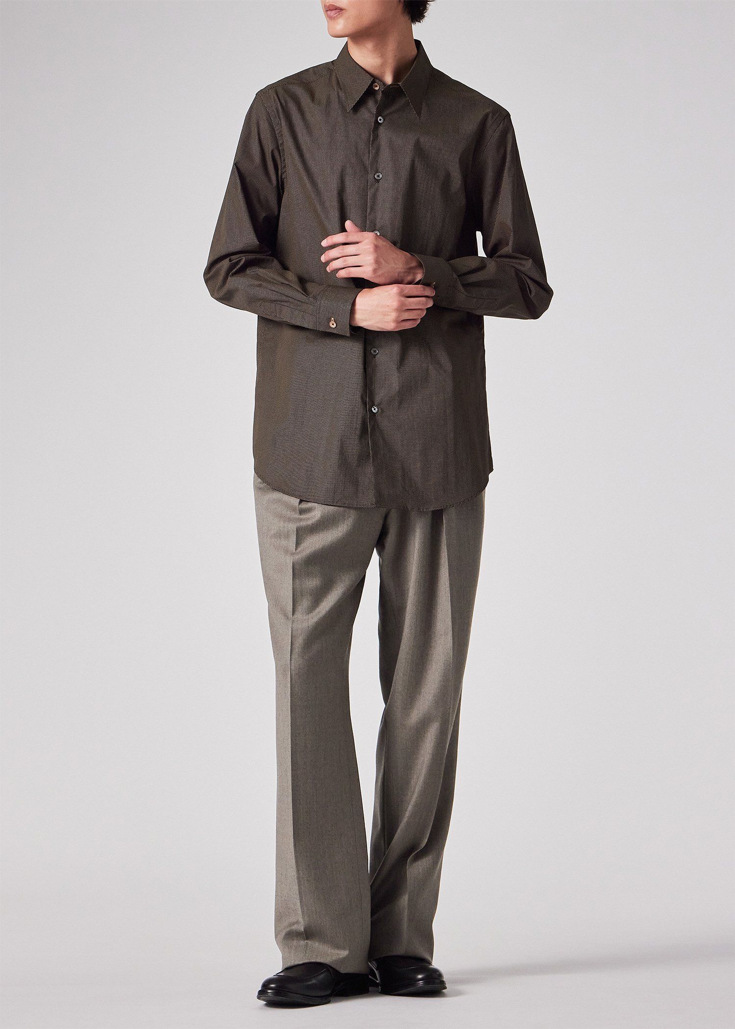 クラシックピンドット シャツ（ブラック） ｜ポール・スミス