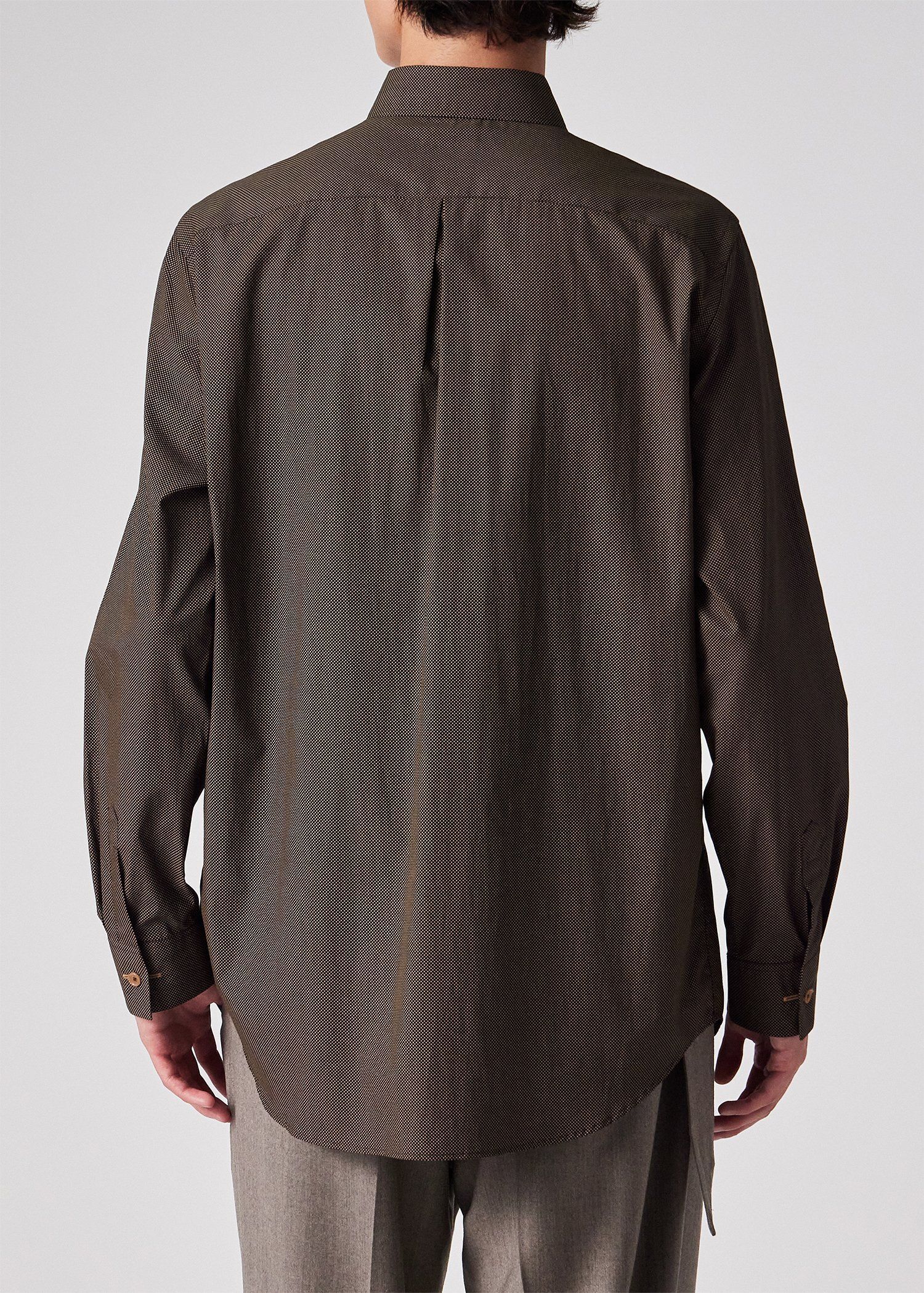 ポールスミス　ドット　シャツ　メンズ クラシックピンドット シャツ（ブラック） ｜ポール・スミス