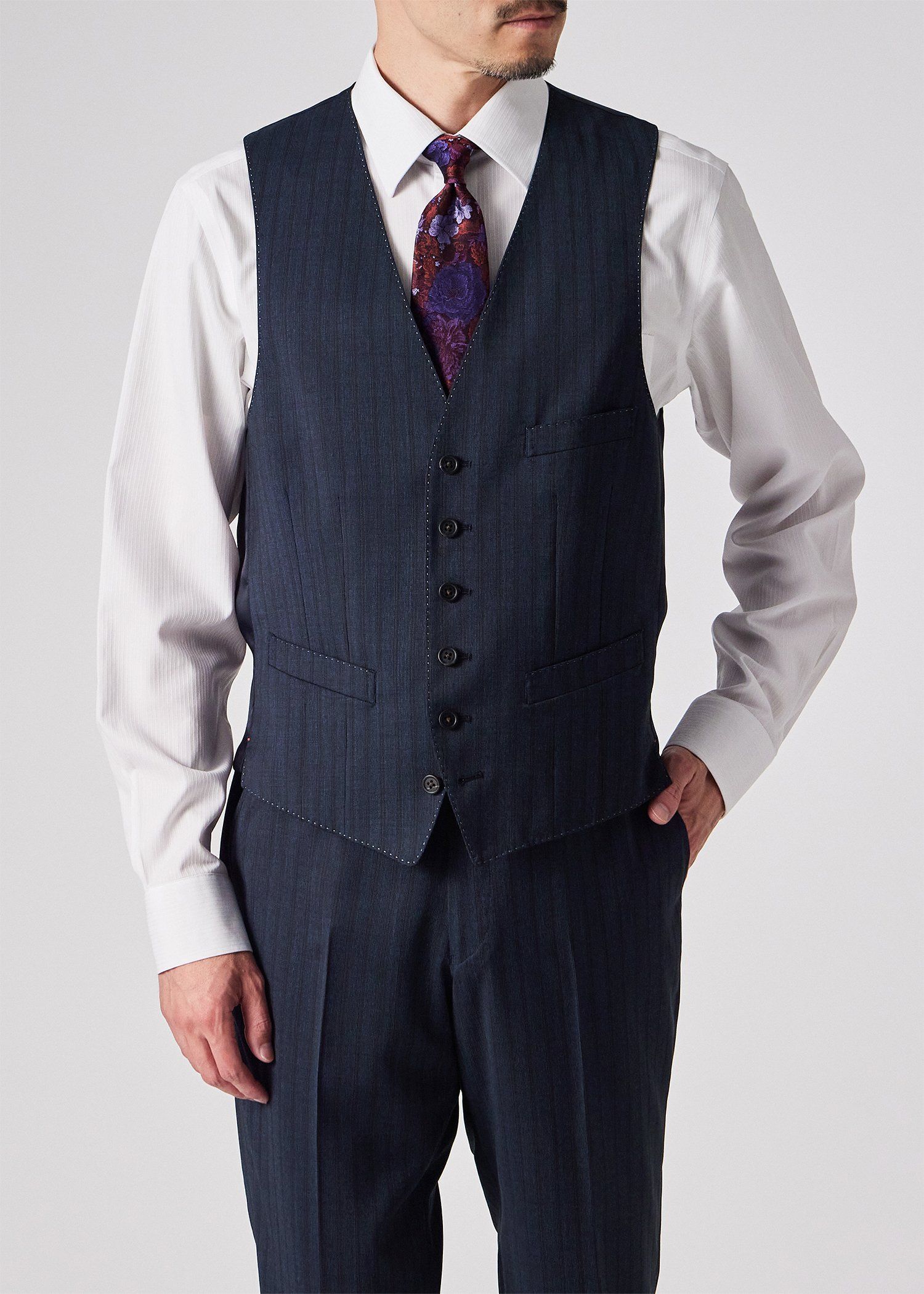 クラシックストライプ 6B ベスト