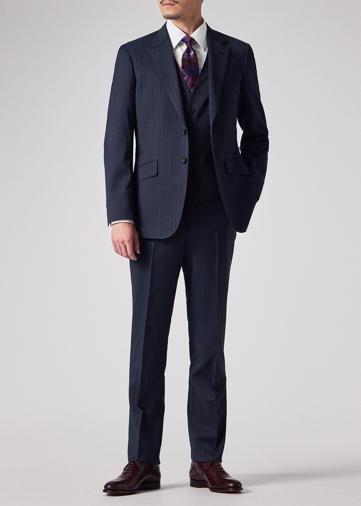 クラシックストライプ シングル2Bスーツ