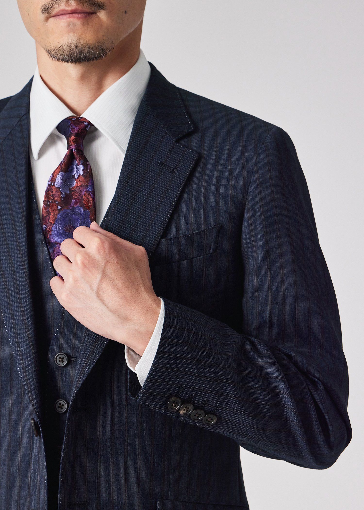 クラシックストライプ シングル2Bスーツ