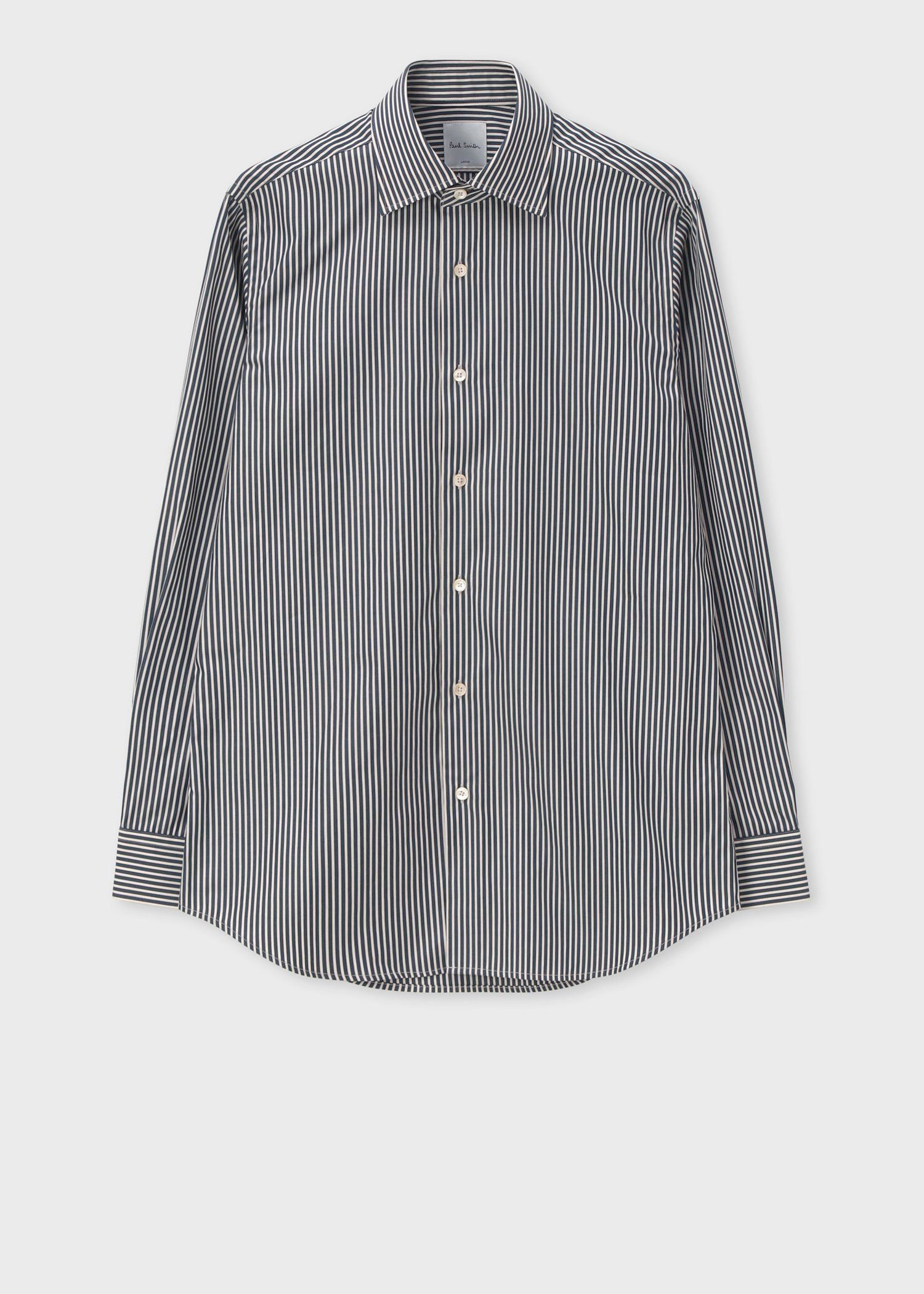 ロンドンストライプ ドレスシャツ（ネイビー） ｜ポール・スミス