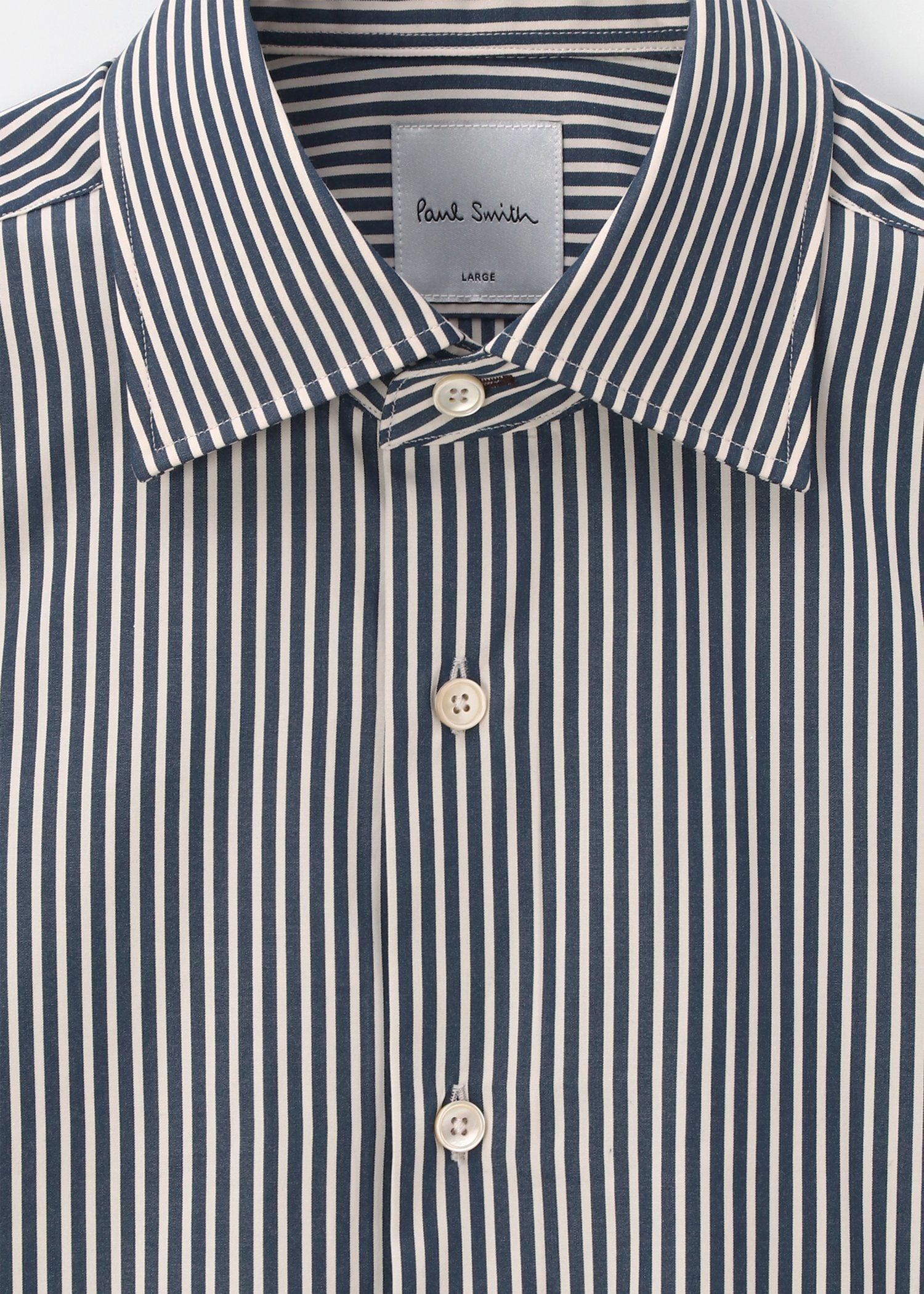 ロンドンストライプ ドレスシャツ（ネイビー） ｜ポール・スミス