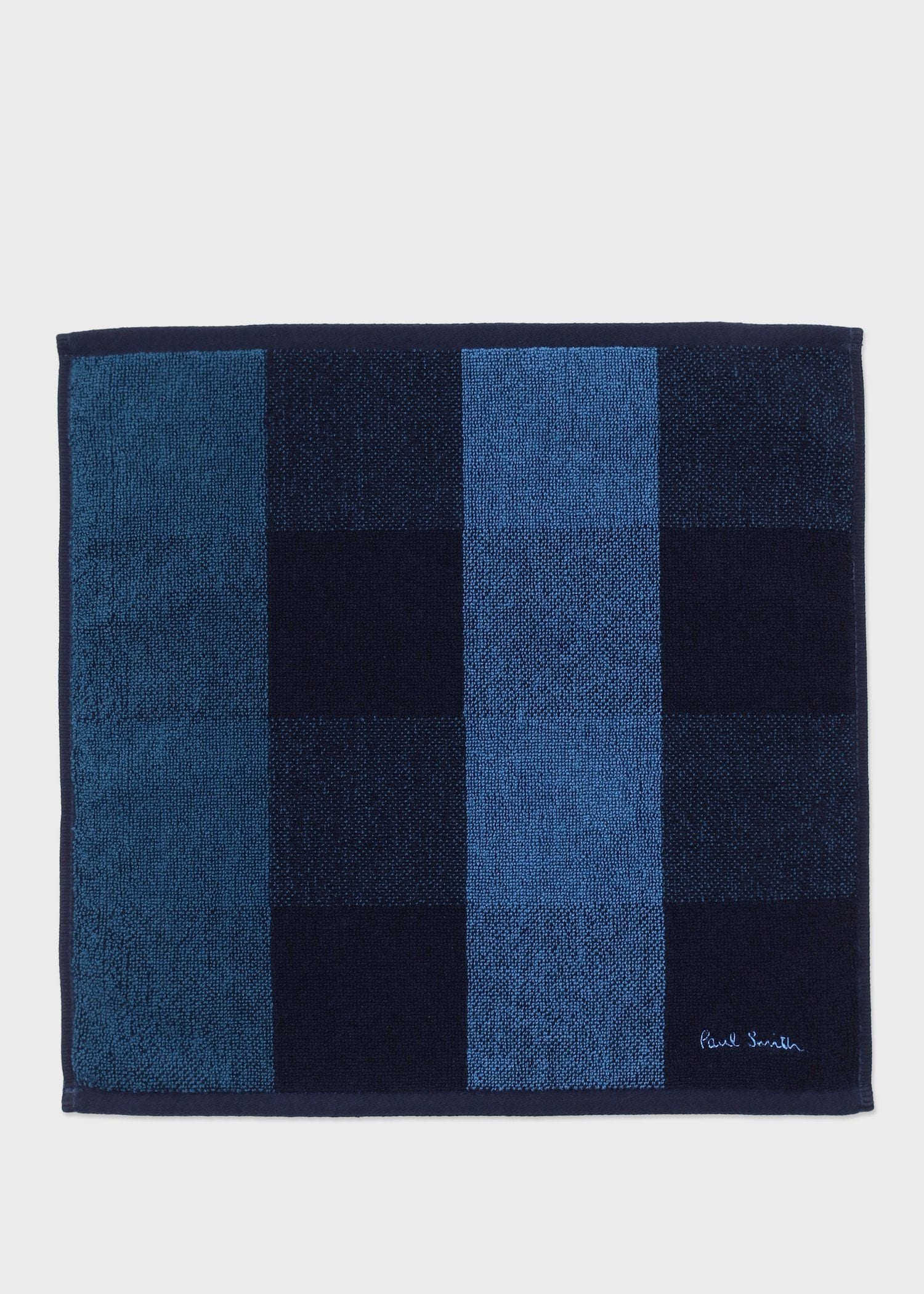 ブロックチェック ハンドタオル