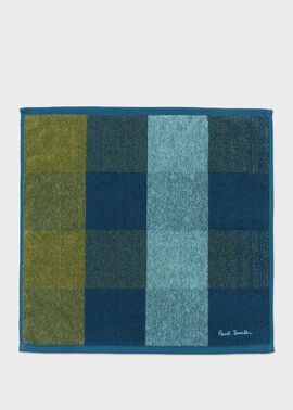 ブロックチェック ハンドタオル