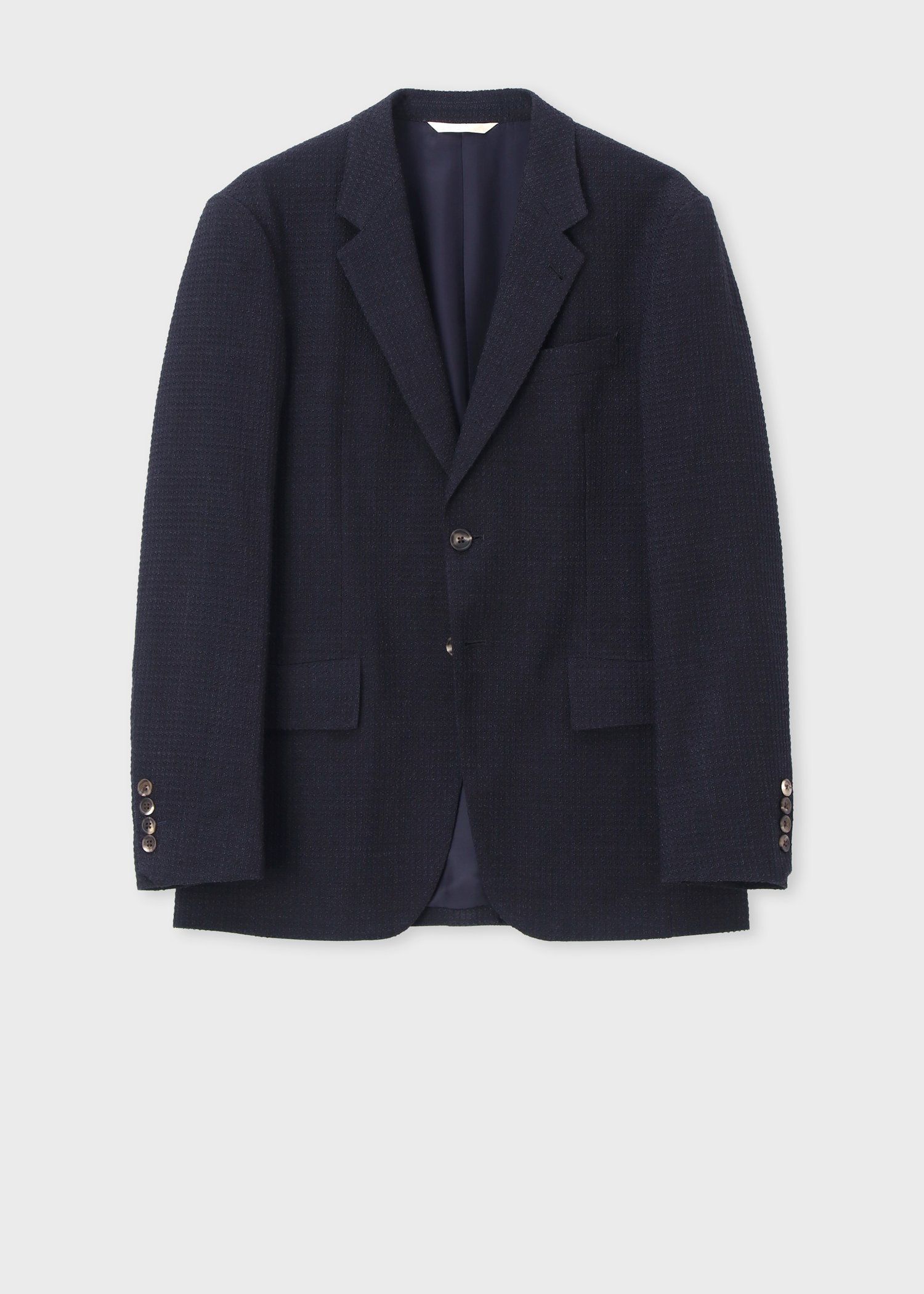 テクスチャードチェック 2B ジャケット