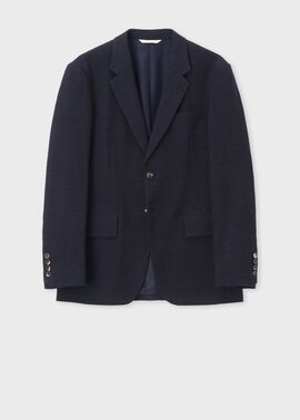 テクスチャードチェック 2B ジャケット