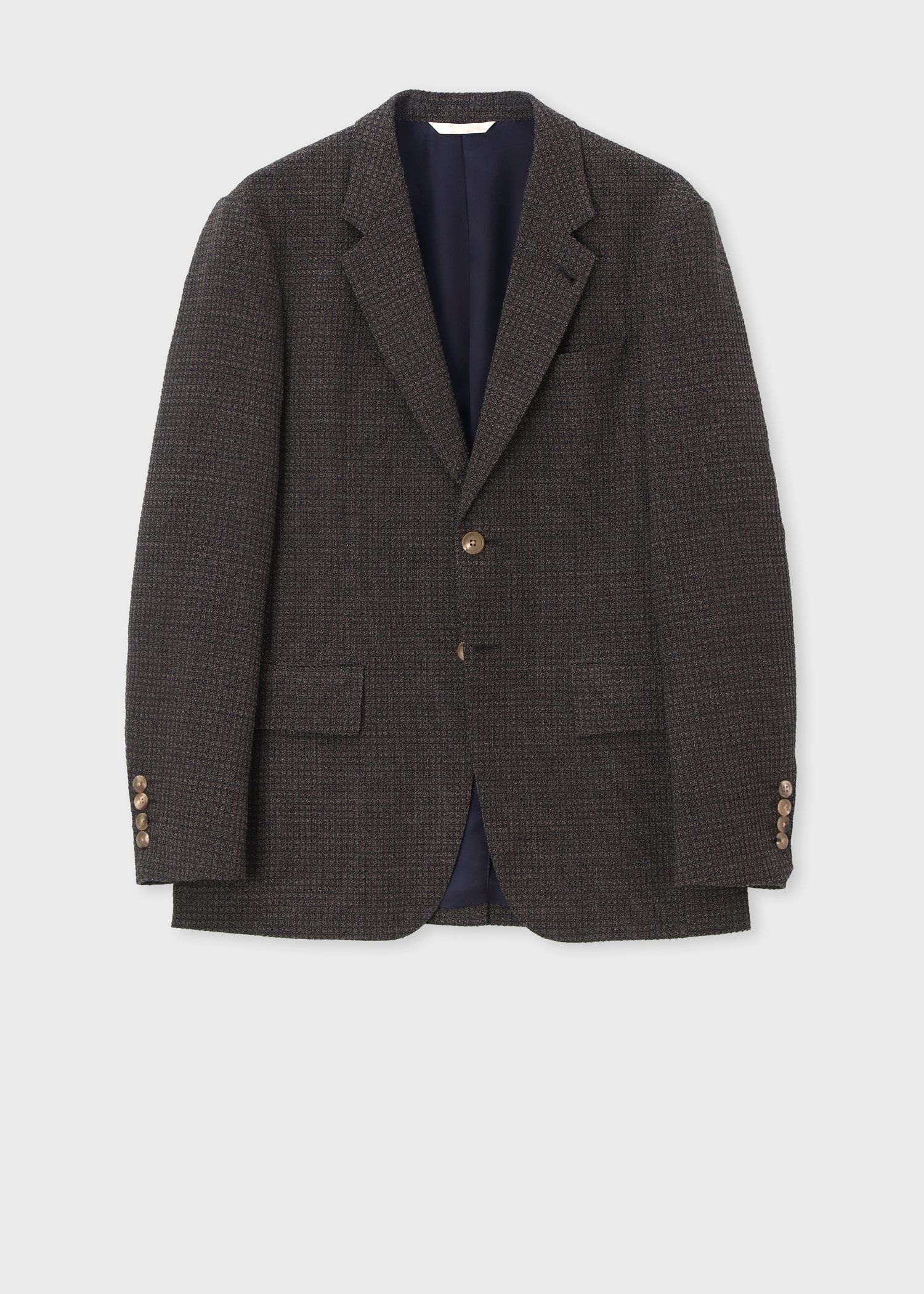 テクスチャードチェック 2B ジャケット