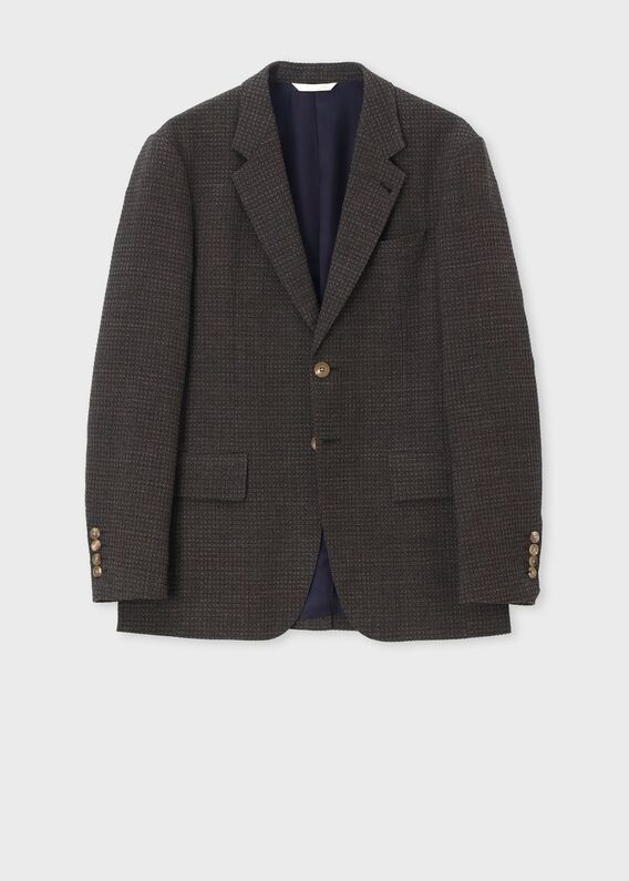 【日本製】 ポールスミスロンドン メルトンピーコート くるみボタン Lサイズ 美品 ポールスミス カシミヤ混チェスターコート 襟ラムレザー