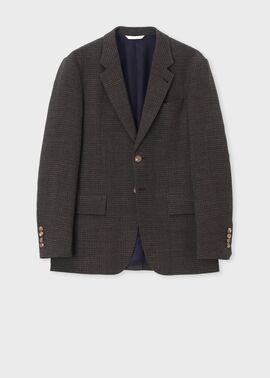 テクスチャードチェック 2B ジャケット