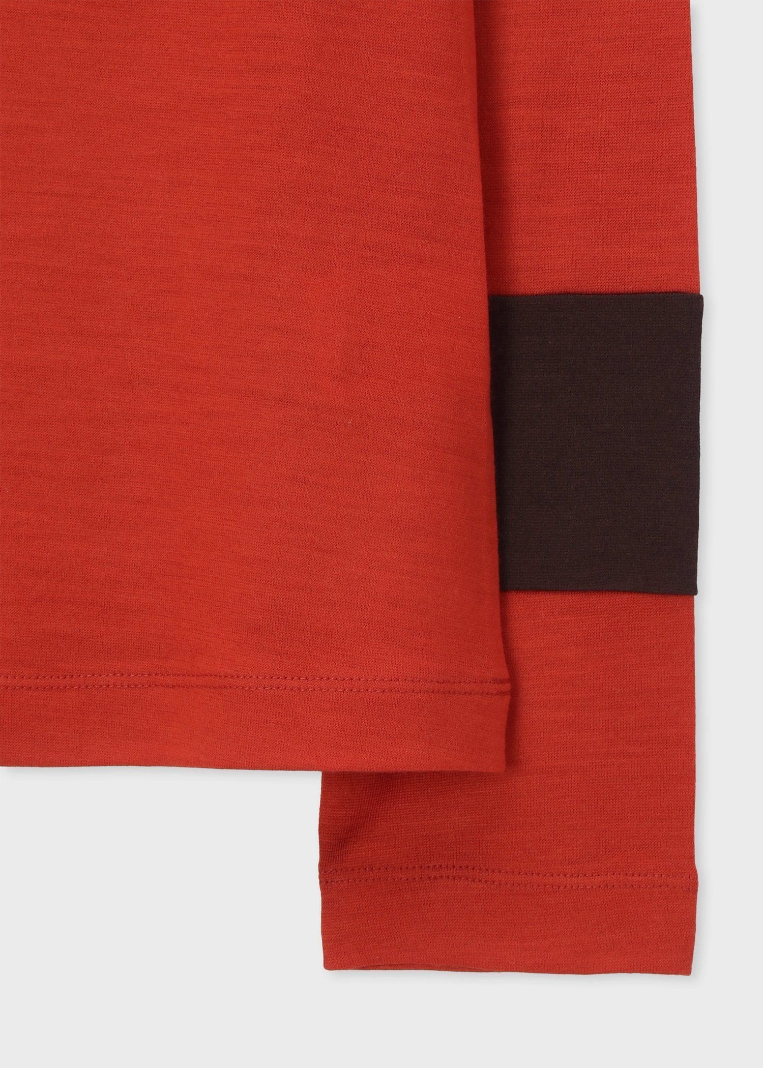 ウィメンズ コントラストカラー ハイネック カットソー