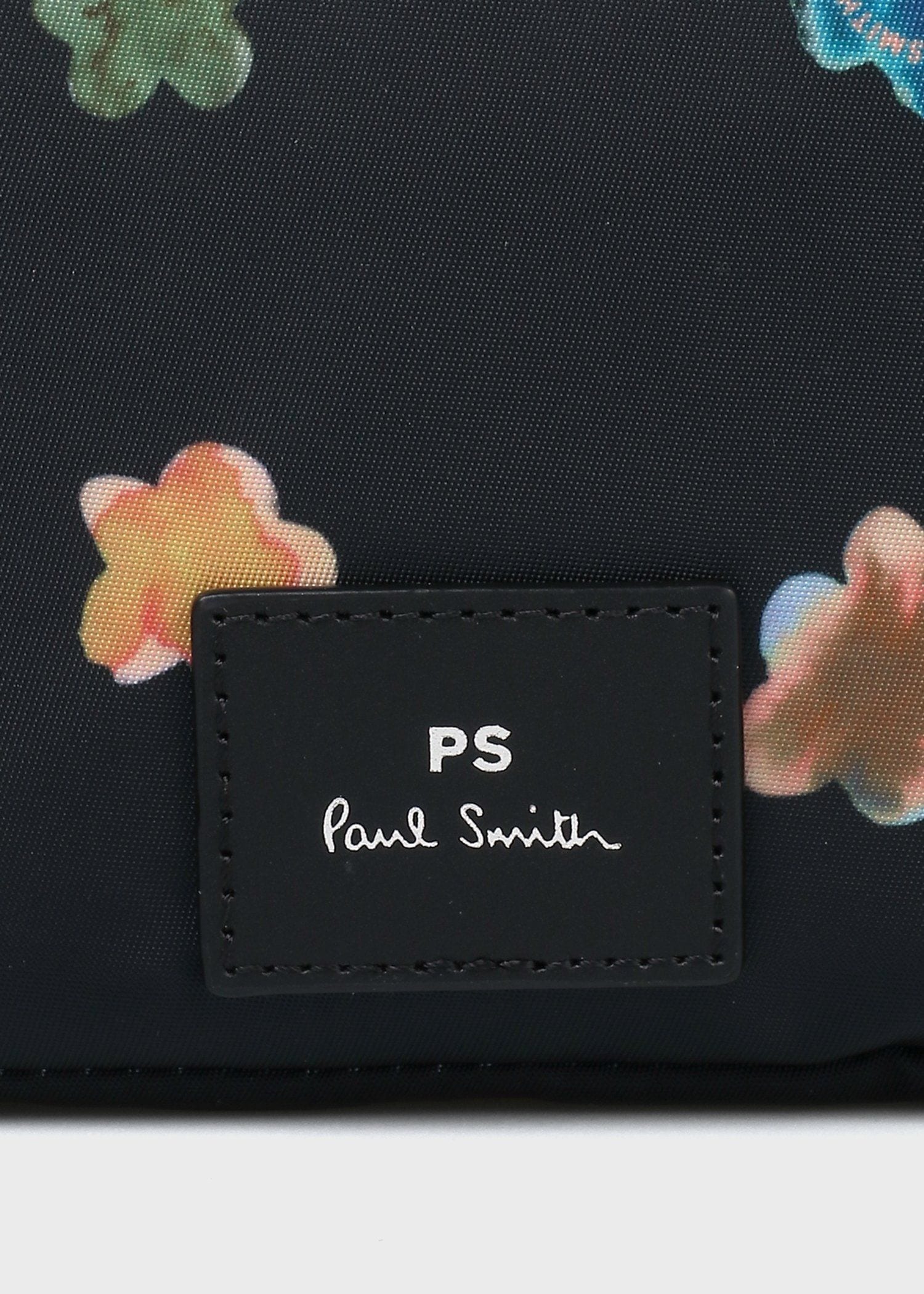 "PS Happy" インキーフラワーズ プリント ポーチ