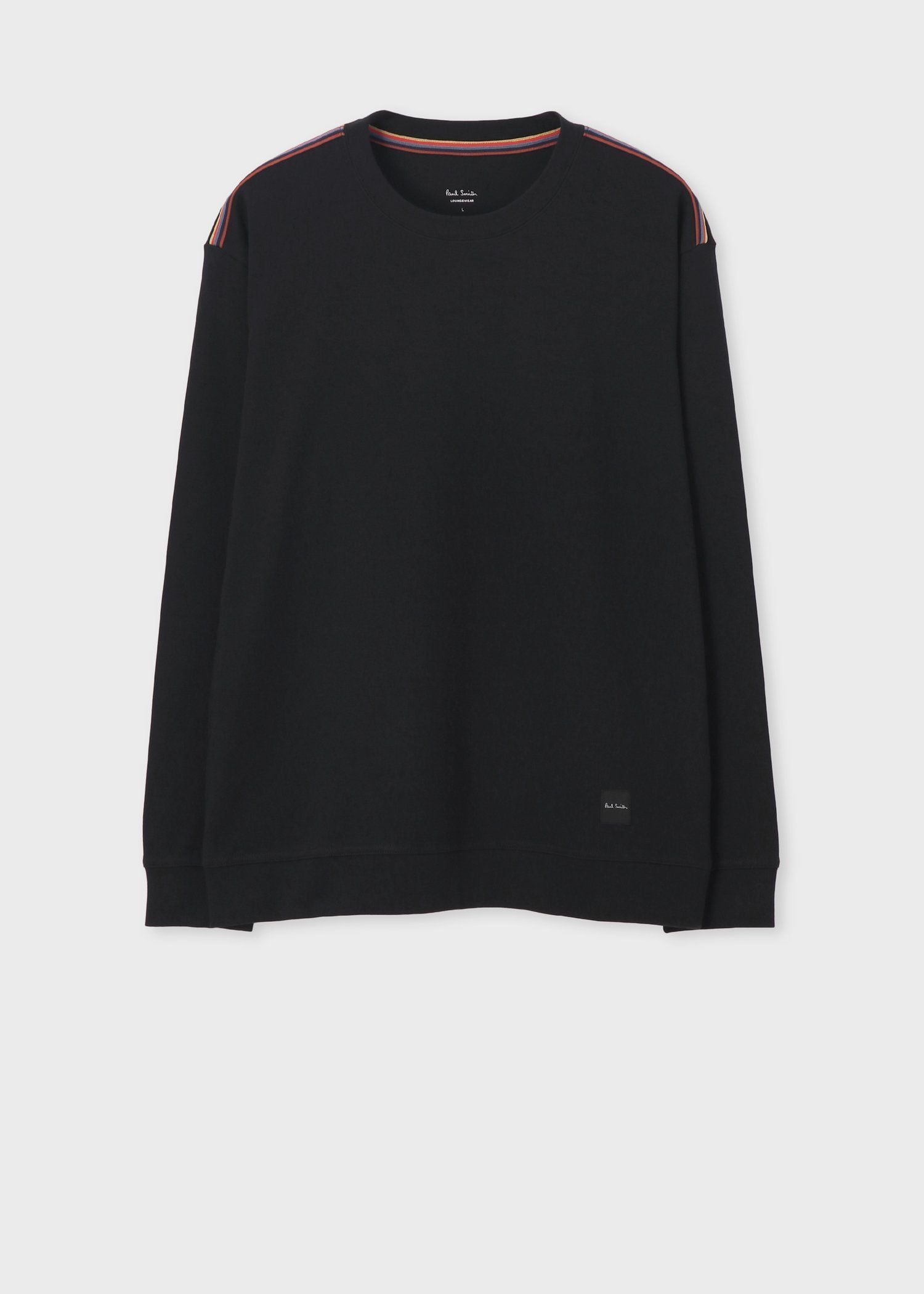 アーティストストライプライン ロングスリーブTシャツ（ブラック