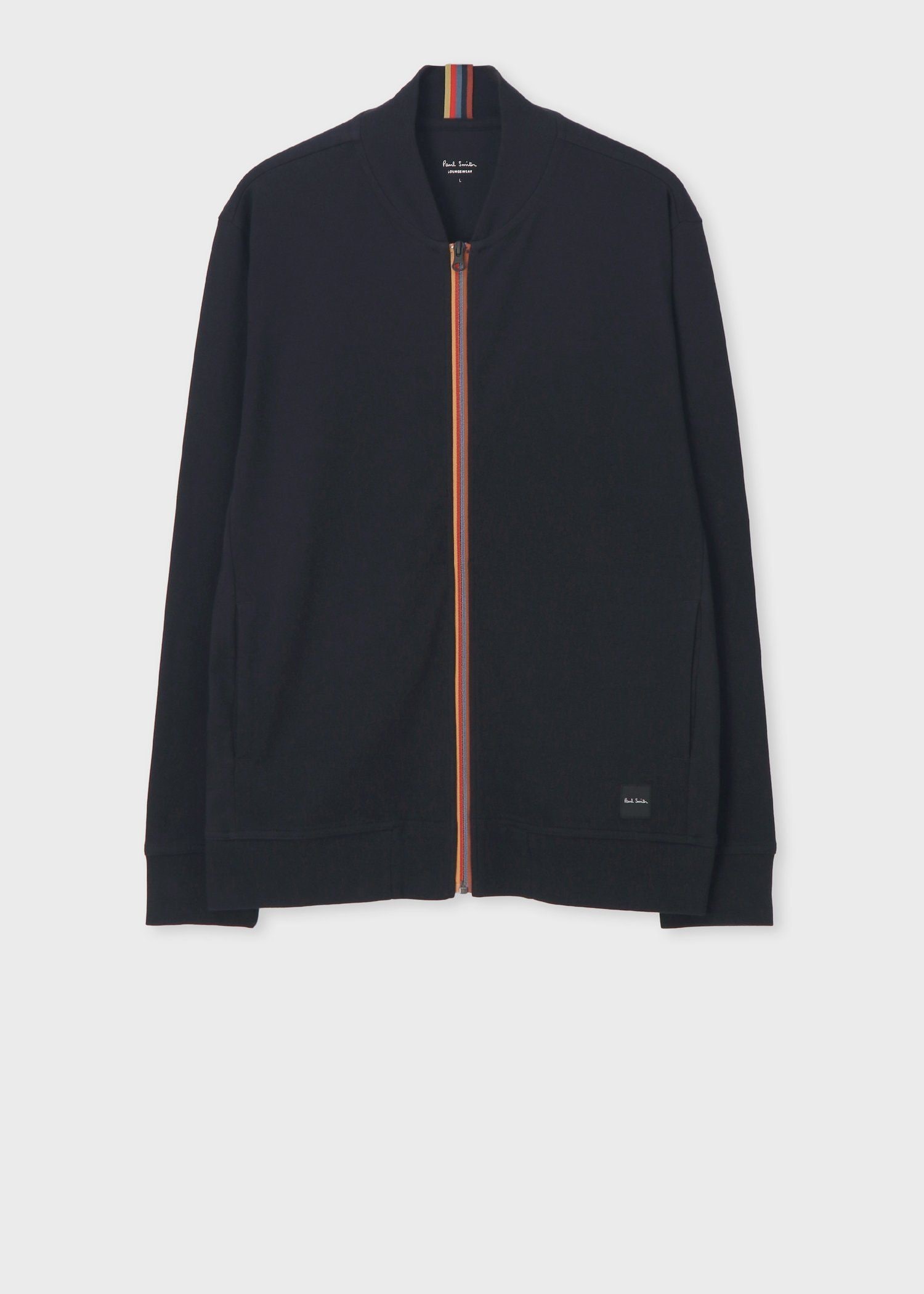 Paul Smith 現行タグ マルチストライプジップアップブルゾン 新品タグ付】Paul Smith マルチストライプジップアップブルゾン M