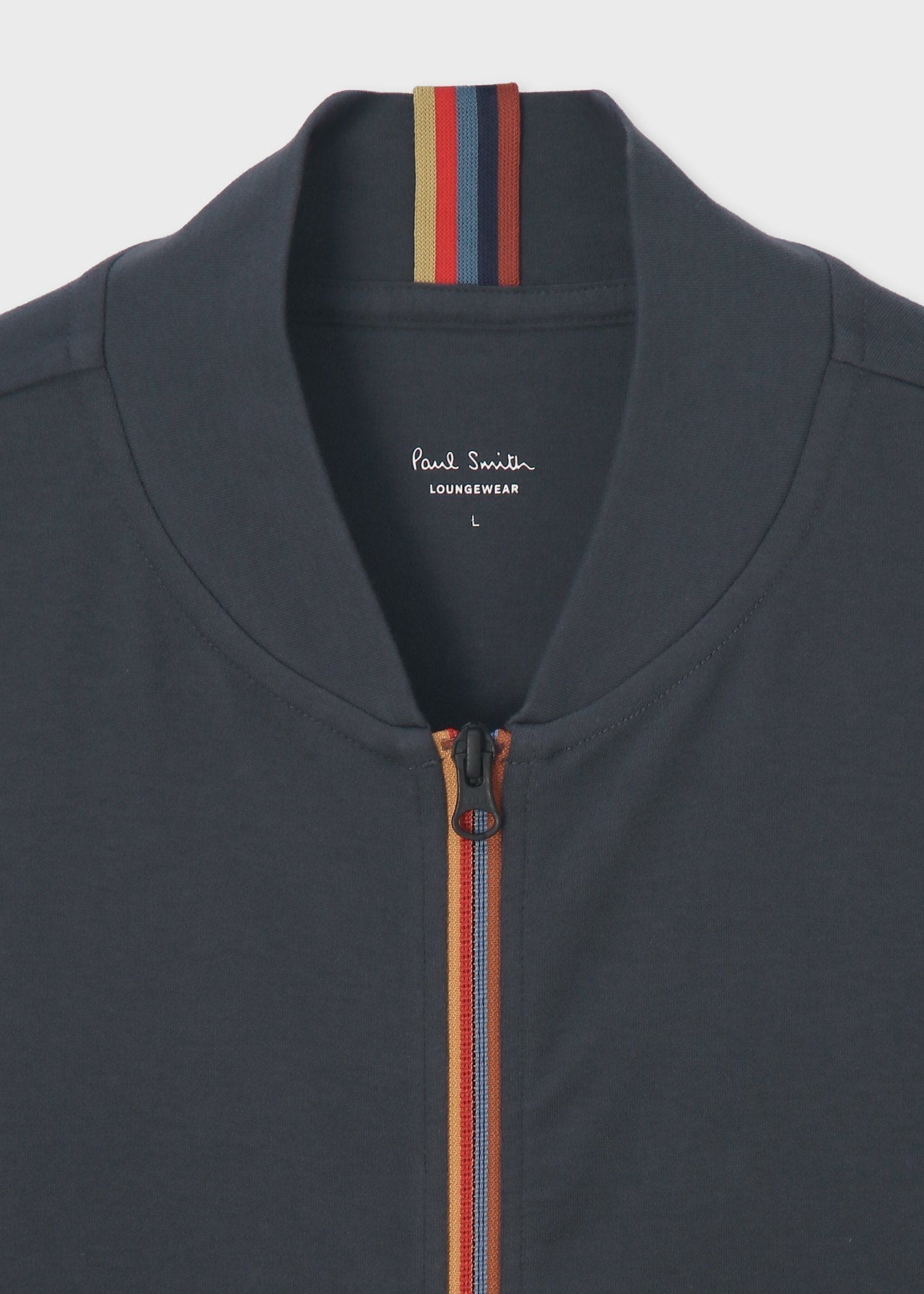 アーティストストライプライン ジップアップブルゾン