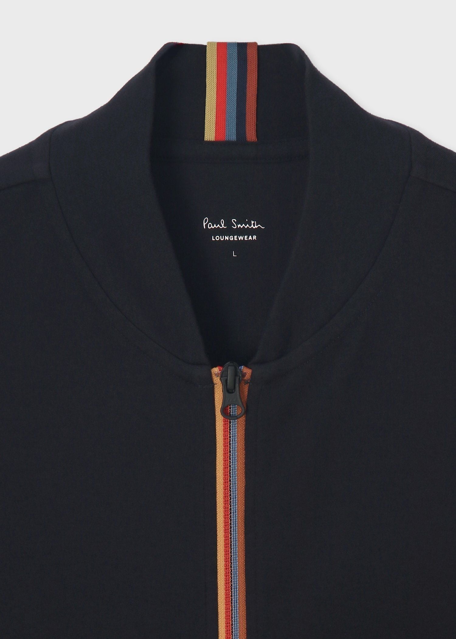 アーティストストライプライン ジップアップブルゾン