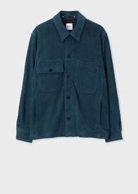 アシンメトリーポケット ゴートスエードブルゾン