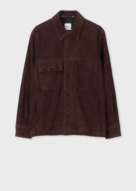 アシンメトリーポケット ゴートスエードブルゾン