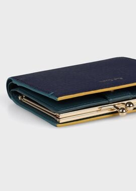 Paul Smith ポールスミス カラードエッジ がま口2つ折り財布 ポールスミス Paul Smith レディース カラードエッジ がま口2つ折り