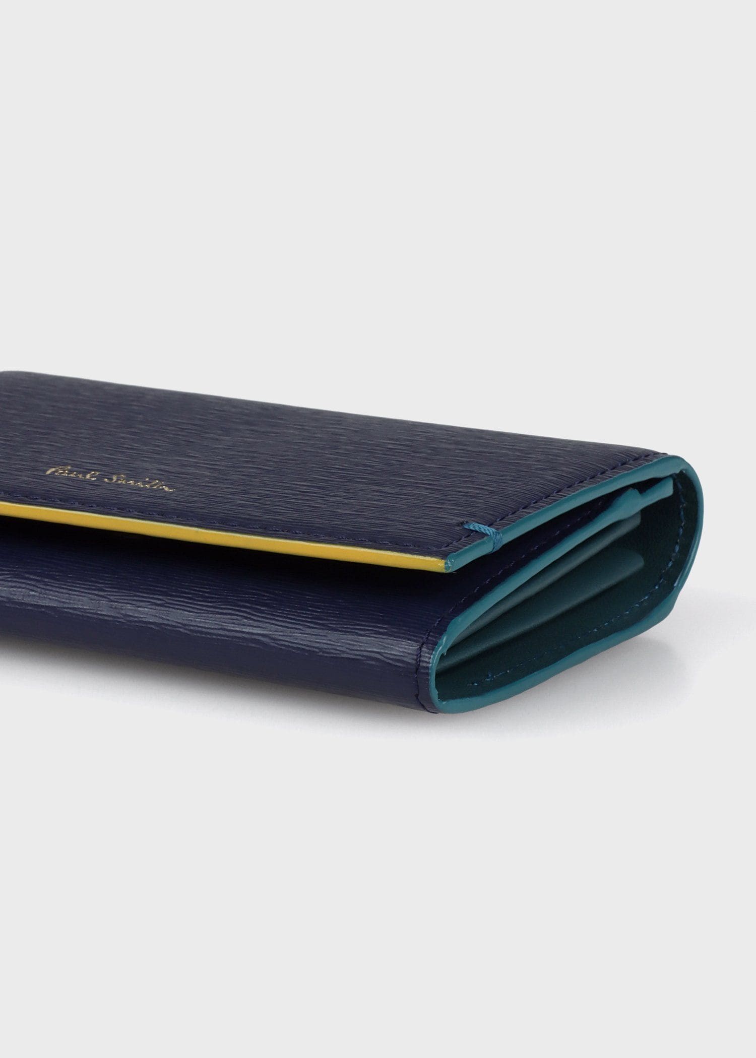 カラードエッジ 名刺入れ（ネイビー） ｜ポール・スミス