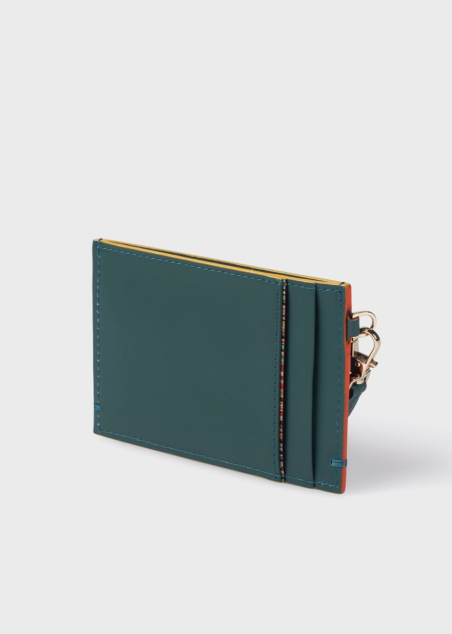 カラードエッジ パスケース（ネイビー） ｜ポール・スミス