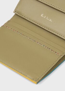 カラードエッジ 3つ折り財布（ベージュ） ｜ポール・スミス