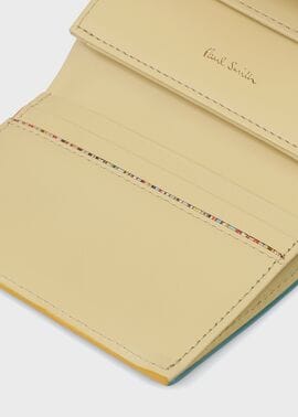 カラードエッジ 3つ折り財布（ブラック） ｜ポール・スミス