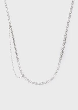 "Layered Mixed Chain" ネックレス