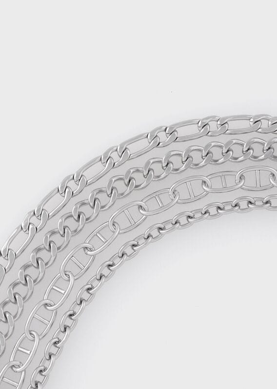 夏 paul smith Mixed Chain ポールスミス Crazy Mixed Chain” マンテルネックレス
