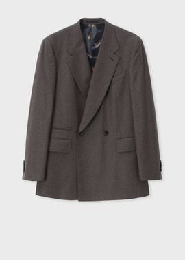 ウールカシミヤフランネル ダブルブレストジャケット