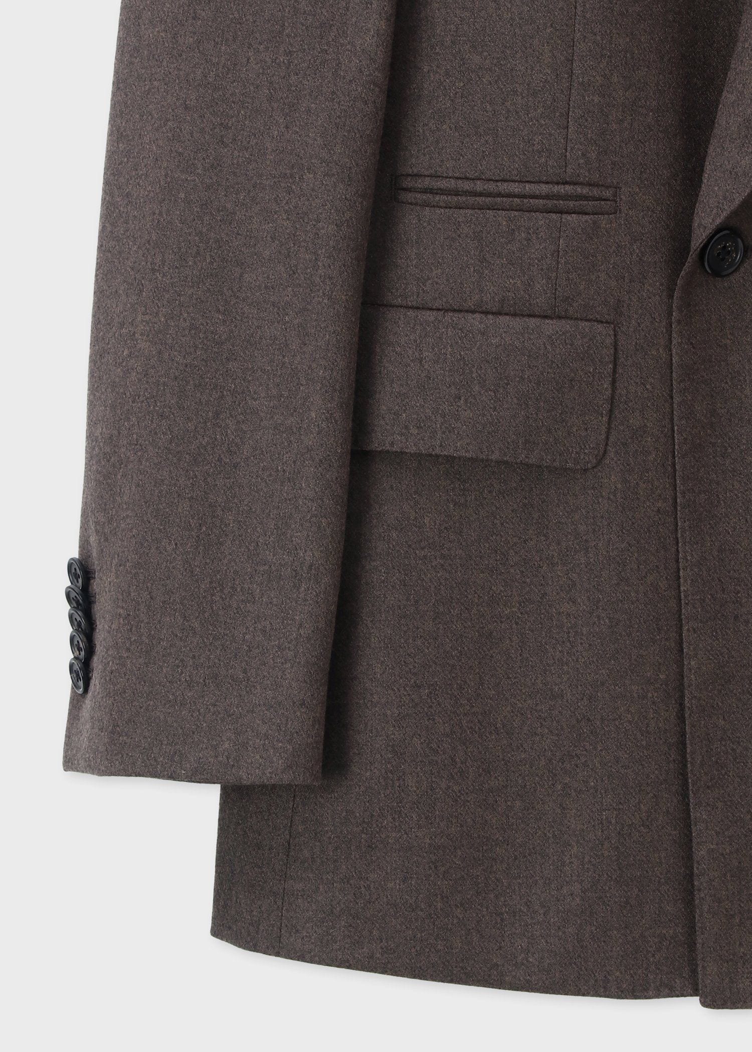 ウールカシミヤフランネル ダブルブレストジャケット