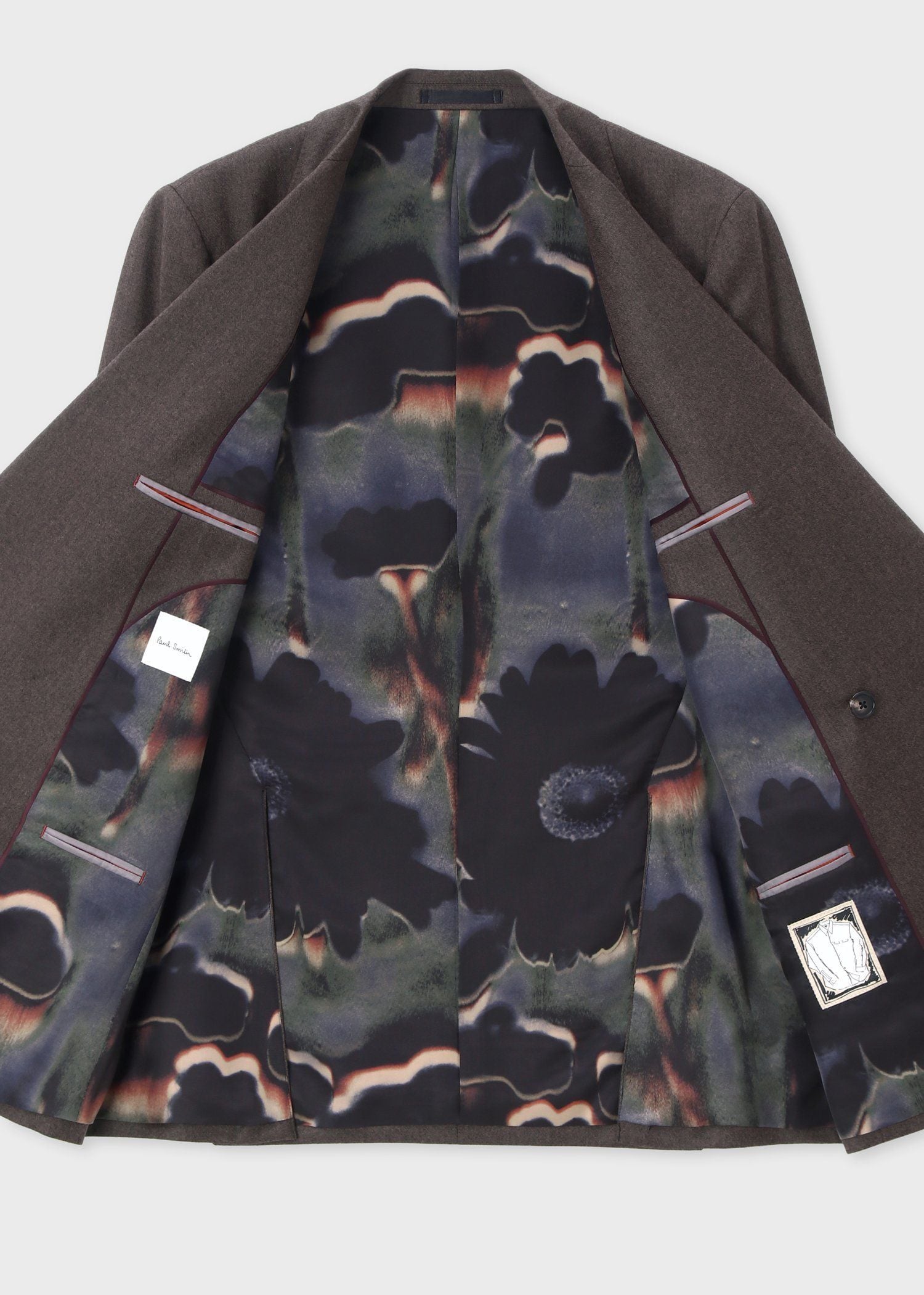 ウールカシミヤフランネル ダブルブレストジャケット