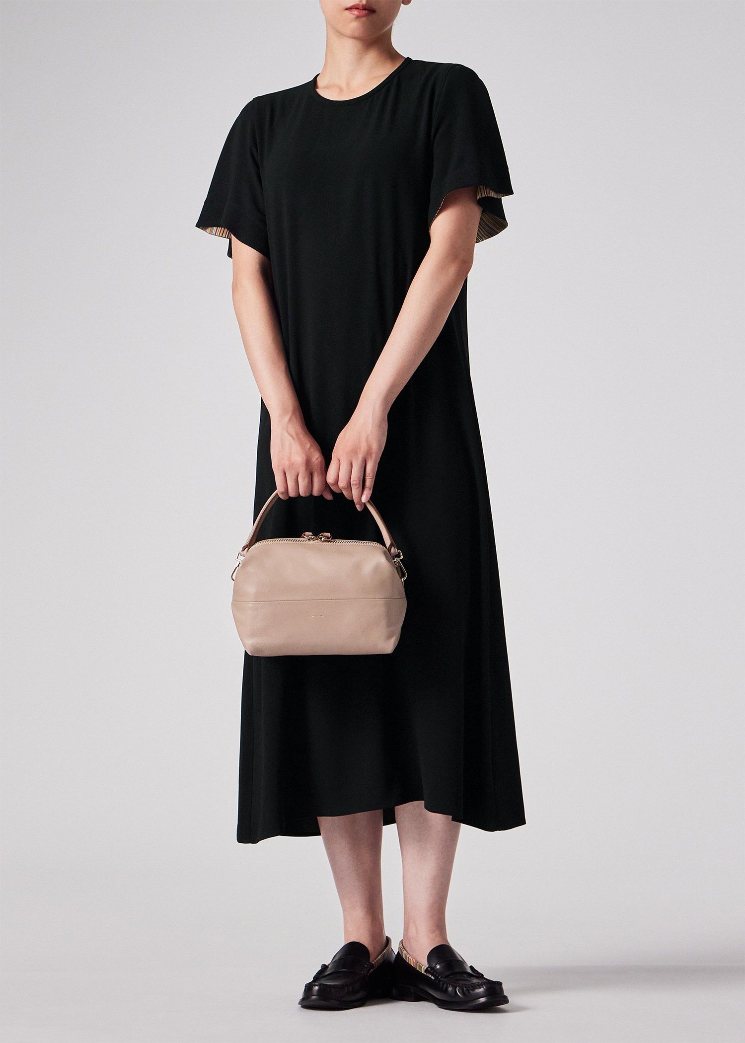 ウィメンズ バックサテン ジョーゼット ワンピース