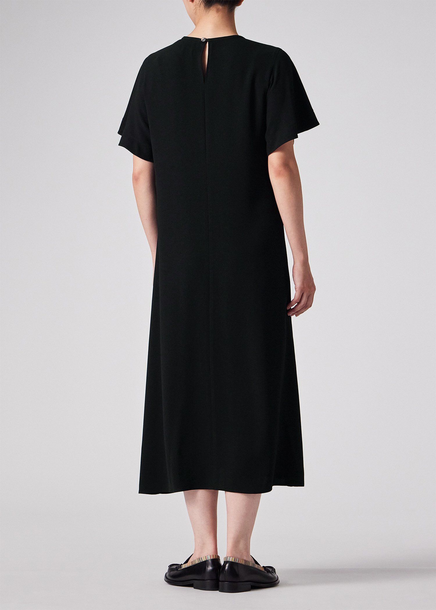 ウィメンズ バックサテン ジョーゼット ワンピース