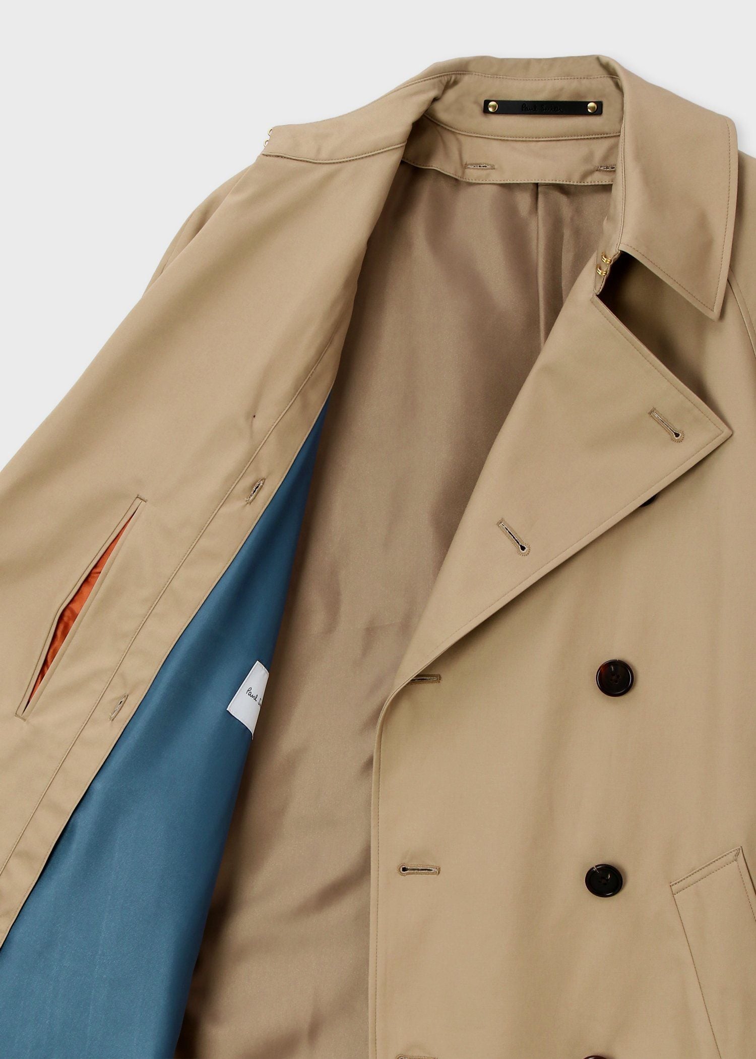 コットンギャバジン ダブルトレンチコート