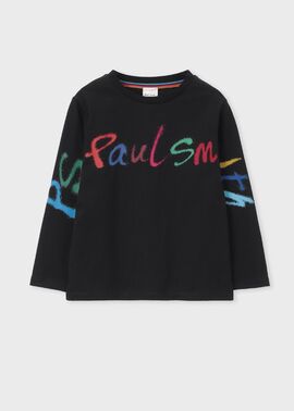 ジュニア スプレーロゴ Tシャツ