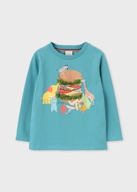 ジュニア アニマルハンバーガー Tシャツ