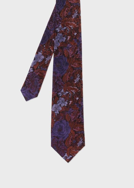 美品 ポールスミス ネクタイ ハイブランド ペイズリー柄 光沢 ジャガード織り Paul Smith - 美品 ポールスミス ネクタイ ハイブランド