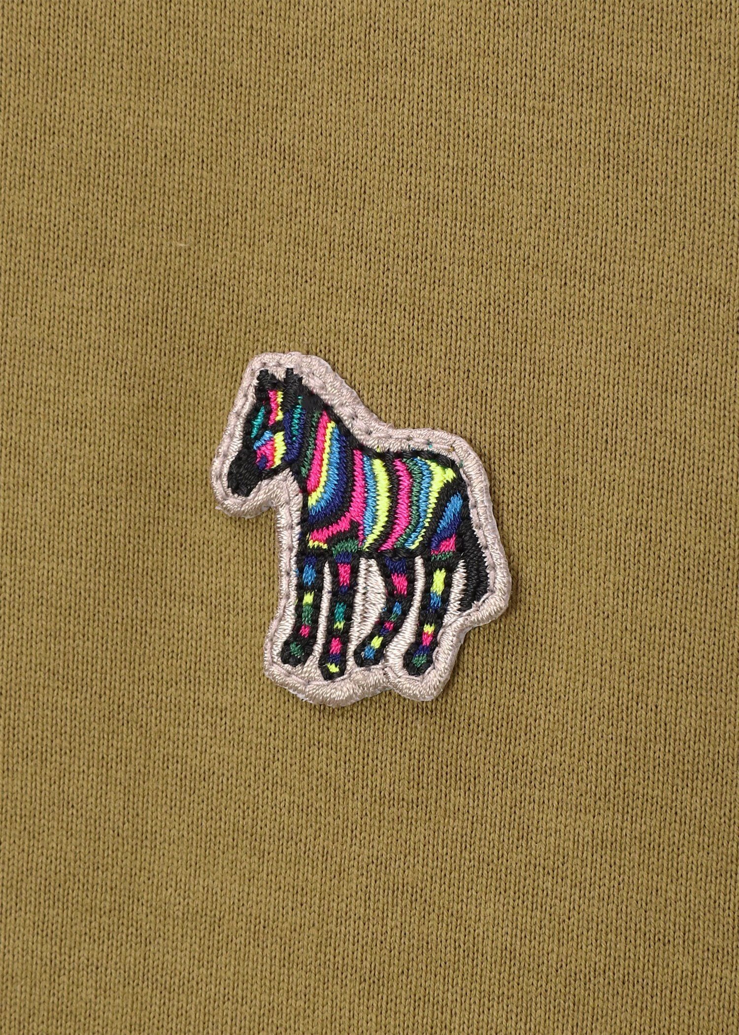 "Sports Stripe Zebra" ワンポイント 半袖Tシャツ