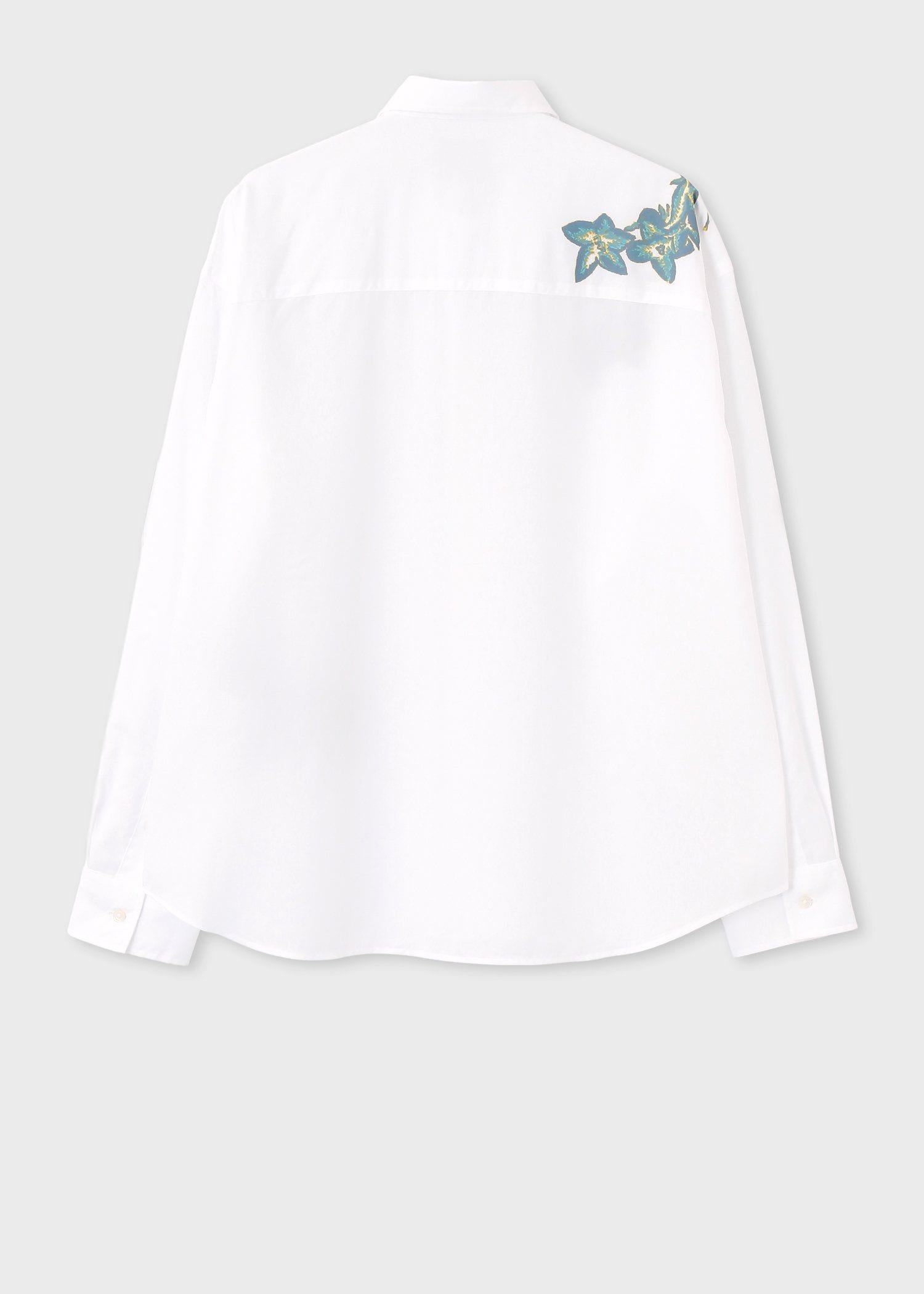 "Drawing Floral" シャツ