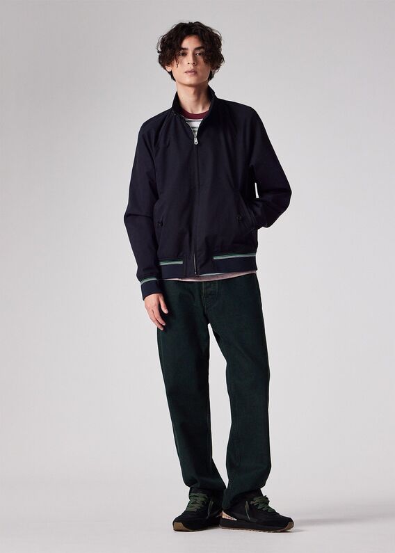 ポールスミスコレクション　ネイビー にパープルストライプ スーツジレ5つボタン Paul Smith ONLINE SHOP｜ポール・スミス