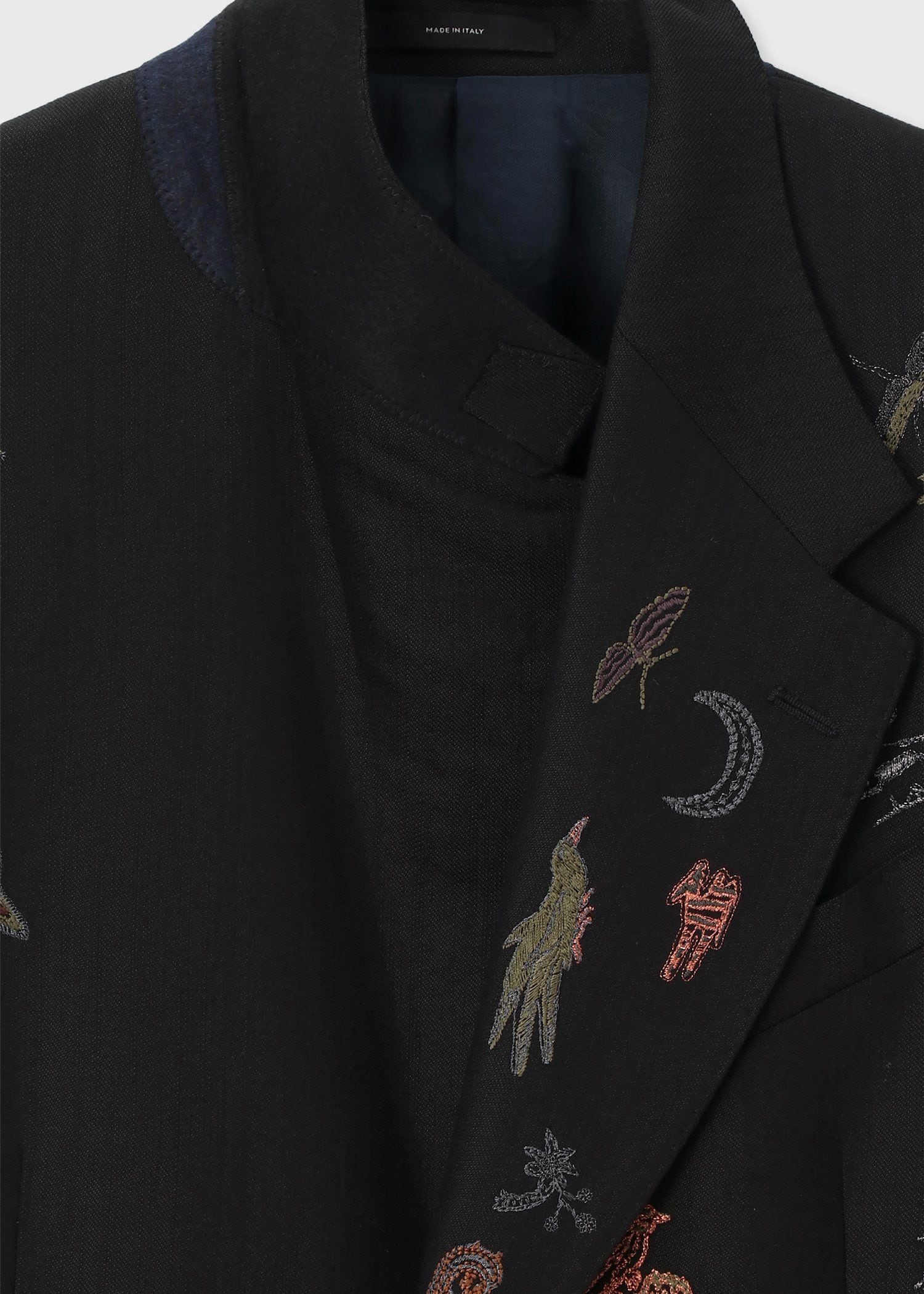 ドレープツイル エンブロイダリー シングル2Bジャケット